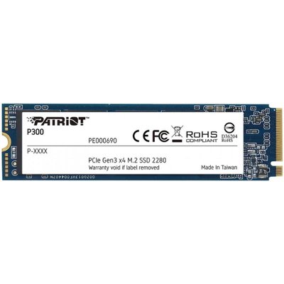 Накопичувач SSD 2TB Patriot P300 M.2 2280 PCIe NVMe 3.0 x4 TLC (P300P2TBM28) P300P2TBM28 фото