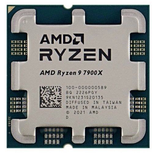Процесор AMD Ryzen 9 7900X (4.7GHz 64MB 170W AM5) Box (100-100000589WOF) 100-100000589WOF фото
