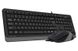 Комплект (клавіатура, мишка) A4Tech F1010 Black/Grey USB F1010 (Grey) фото 3