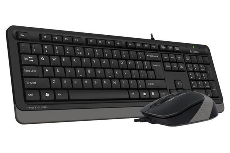 Комплект (клавіатура, мишка) A4Tech F1010 Black/Grey USB F1010 (Grey) фото