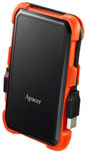 Зовнішній жорсткий диск 2.5" USB 1.0TB Apacer AC630 Black/Orange (AP1TBAC630T-1) AP1TBAC630T-1 фото