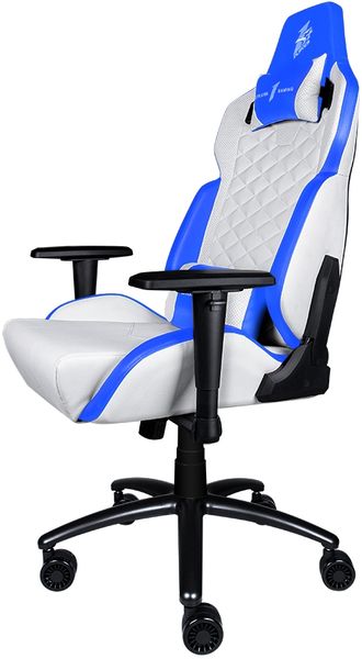 Крісло для геймерів 1stPlayer DK2 Blue-White DK2 Blue-White фото