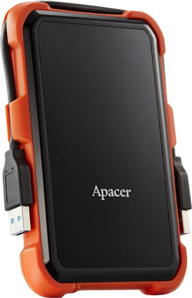 Зовнішній жорсткий диск 2.5" USB 2.0TB Apacer AC630 Black/Orange (AP2TBAC630T-1) AP2TBAC630T-1 фото