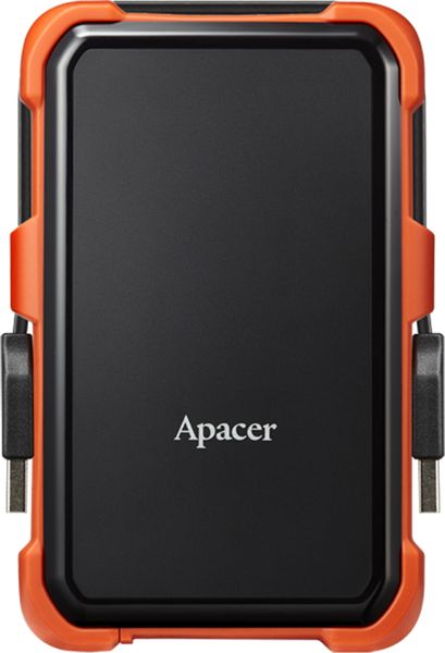 Зовнішній жорсткий диск 2.5" USB 2.0TB Apacer AC630 Black/Orange (AP2TBAC630T-1) AP2TBAC630T-1 фото