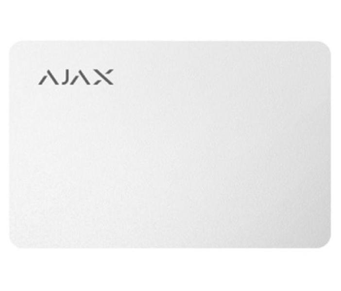 Безконтактна картка Ajax Pass white (10шт) (23500.89.WH) 23500.89.WH фото