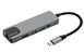 Док-станція ProLogix (PR-WUC-103B) 5 in 1 USB3.1 Type C to HDMI+2*USB3.0+USB C PD+Lan PR-WUC-103B фото 1