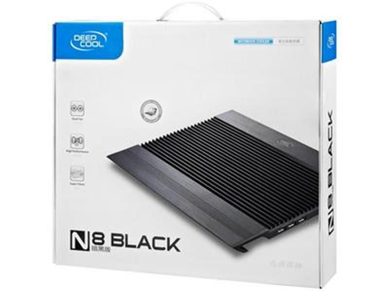 Охолоджуюча підставка для ноутбука DeepCool N8 Black 17" DP-N24N-N8BK фото