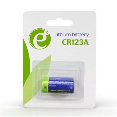 Батарейка EnerGenie Lithium CR123 BL 1 шт EG-BA-CR123-01 фото