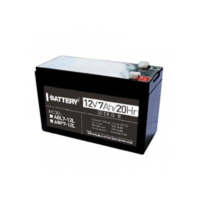 Акумуляторна батарея I-Battery ABP7-12L 12V 7AH (ABP7-12L) AGM ABP7-12L фото