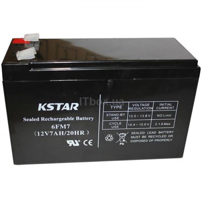 Акумуляторна батарея KSTAR 12V 7AH (6-FM-7) AGM 6-FM-7 фото