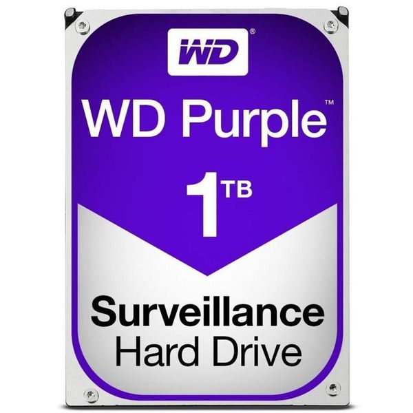 Накопичувач HDD SATA 1.0TB WD Purple 5400rpm 64MB (WD10PURZ) WD10PURZ фото