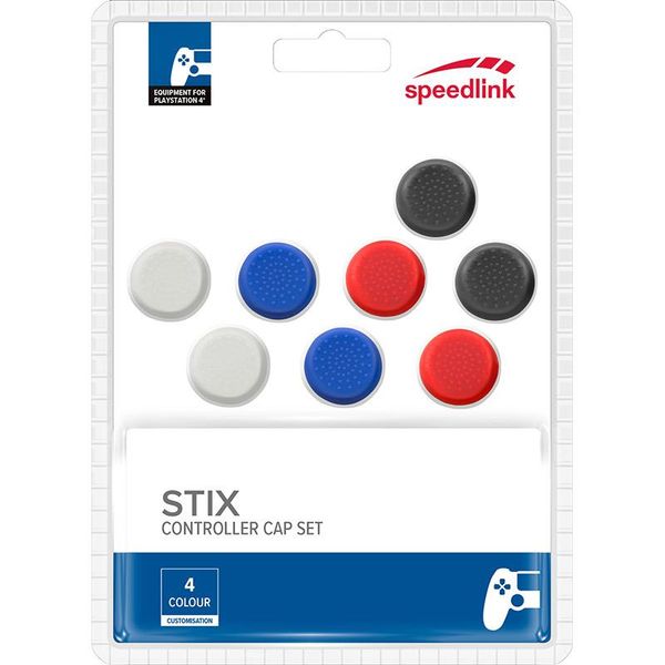 Набір накладок для кнопок SpeedLink Stix Controller Cap Set для Sony PS5/PS4/Switch Multicolor (SL-4524-MTCL) SL-4524-MTCL фото