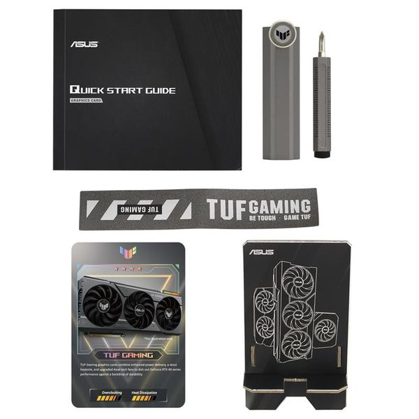 Відеокарта GF RTX 4070 12GB GDDR6X TUF Gaming OC Asus (TUF-RTX4070-O12G-GAMING) TUF-RTX4070-O12G-GAMING фото