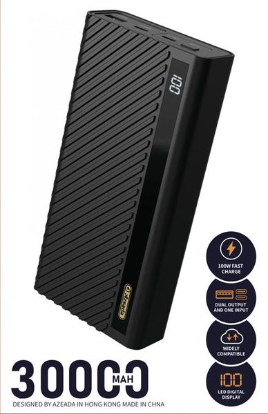 Універсальна мобільна батарея Proda PD-P106 30000mAh Black (PD-P106-BK) PD-P106-BK фото