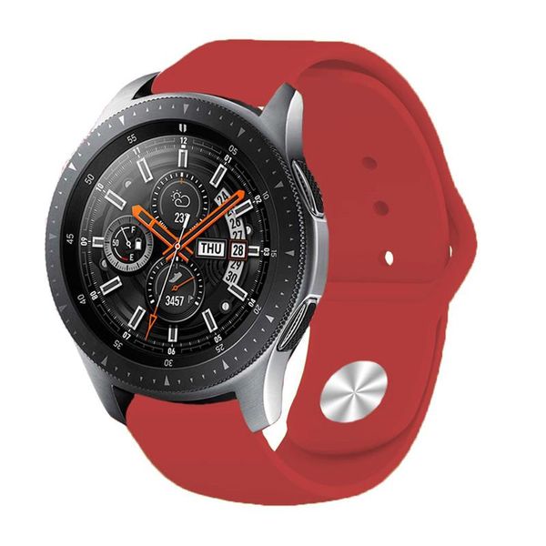 Силіконовий ремінець BeCover для Xiaomi iMi KW66/Mi Watch Color/Haylou LS01/Watch S1 Active Red (706348) 706348 фото