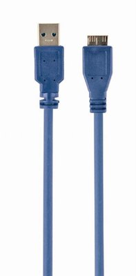 Кабель Gembird USB - microUSB Type-B (M/M), 1.8 м, синій (CCP-mUSB3-AMBM-6) CCP-mUSB3-AMBM-6 фото