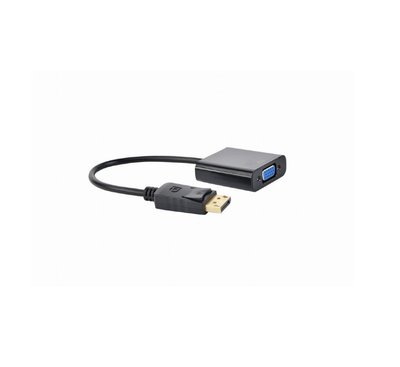 Адаптер Cablexpert DisplayPort - VGA (M/F), 0.15 м, Black (A-DPM-VGAF-02) A-DPM-VGAF-02 фото