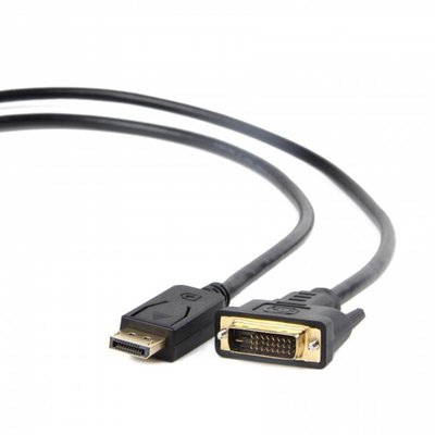 Кабель Cablexpert DisplayPort - DVI (М/М), 3 м, чорний (CC-DPM-DVIM-3M) CC-DPM-DVIM-3M фото