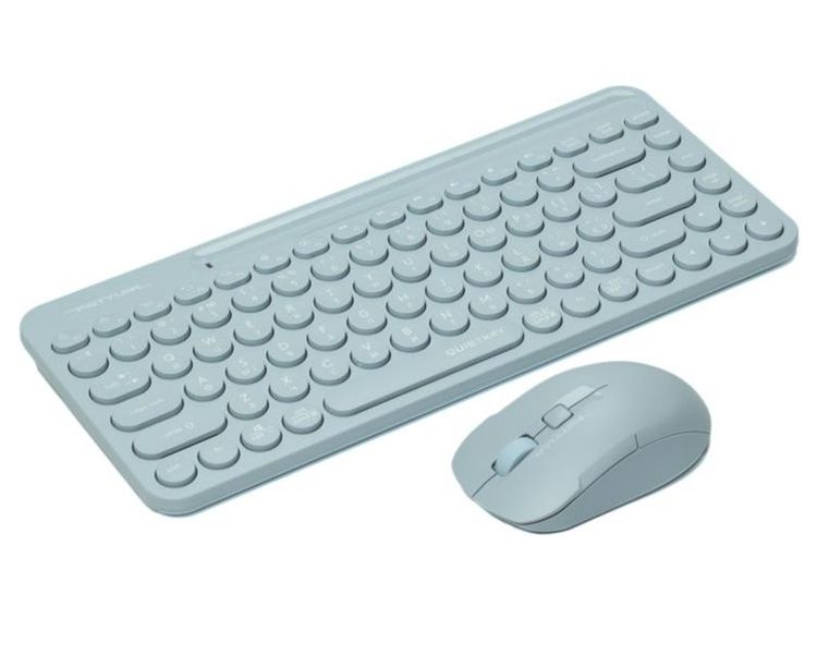 Комплект (клавіатура, мишка) бездротовий A4Tech Fstyler FG3200 Air Blue FG3200 Air (Blue) фото