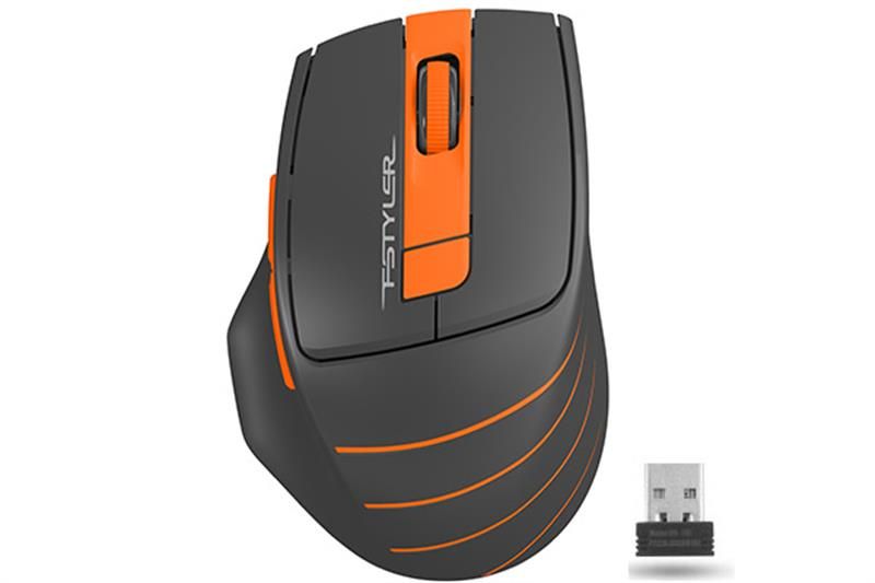 Миша бездротова A4Tech FG30 Black/Orange USB FG30 (Orange) фото