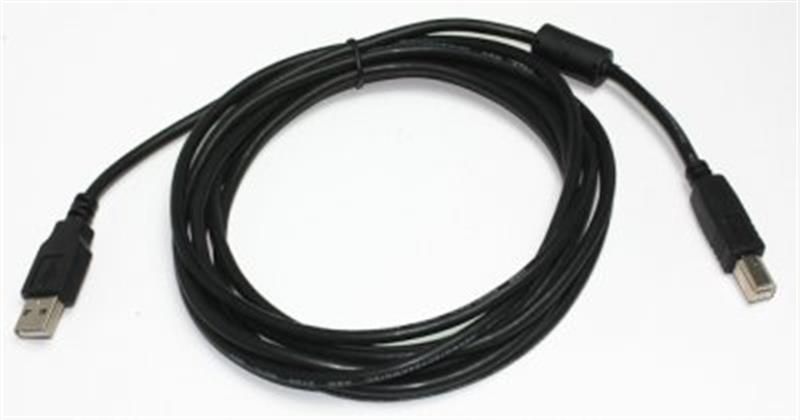 Кабель Cablexpert USB - USB Type-B V 2.0 (M/M), 4.5 м, Феритовий фільтр, чорний (CCF-USB2-AMBM-15) CCF-USB2-AMBM-15 фото