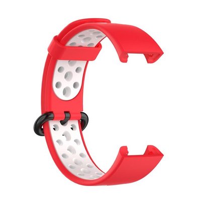 Ремінець BeCover Vents Style для Xiaomi Redmi Smart Band 2 Red-White (709427) 709427 фото