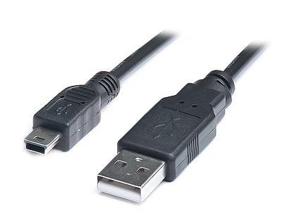 Кабель REAL-EL USB - mini USB V 2.0 (M/M), 1.8 м, чорний (EL123500006) EL123500006 фото