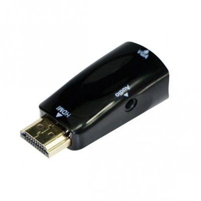Адаптер Cablexpert HDMI - VGA V 1.4 (M/F), Black (A-HDMI-VGA-02) A-HDMI-VGA-02 фото