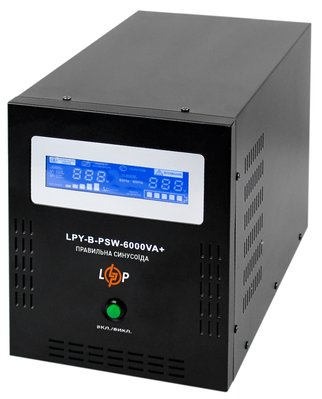 Джерело безперебійного живлення LogicPower LPY-B-PSW-6000VA+(4200Вт)10A/20A, з правильною синусоїдою 48V LP6615 фото