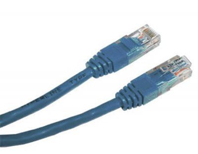 Патч-корд UTP Cablexpert (PP12-0.5M/B) літий, 50u "штекер із засувкою, 0.5 м, синій PP12-0.5M/B фото