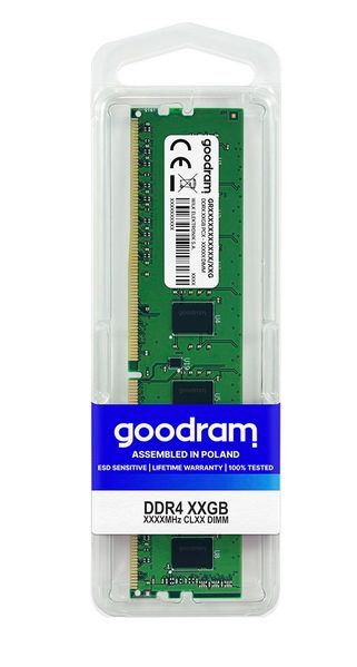 Модуль пам`яті DDR4 4GB/2666 GOODRAM (GR2666D464L19S/4G) GR2666D464L19S/4G фото