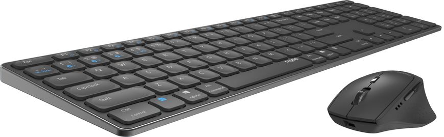 Комплект (клавіатура, мишка) бездротовий Rapoo 9800M Wireless Dark Grey 9800M dark grey фото