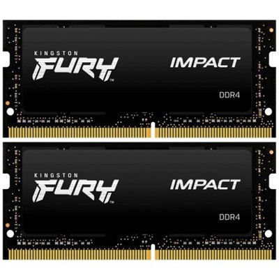 Модуль пам`ятi SO-DIMM 2x32GB/3200 DDR4 Kingston Fury Impact (KF432S20IBK2/64) KF432S20IBK2/64 фото
