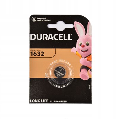Батарейка Duracell CR1632 Lithium 3V (5000394056744) 5000394056744 фото