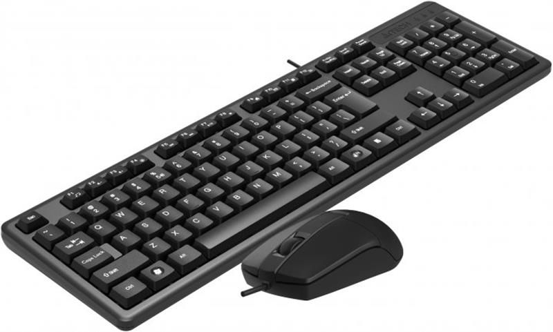 Комплект (клавіатура, миша) A4-Tech KK-3330S Black USB KK-3330S Black фото