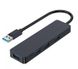 Концентратор USB 3.0 Gembird 4хUSB3.0, пластик, Black (UHB-U3P4-04) UHB-U3P4-04 фото 1