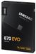 Накопичувач SSD 500GB Samsung 870 EVO 2.5" SATAIII MLC (MZ-77E500B/EU) MZ-77E500B/EU фото 7