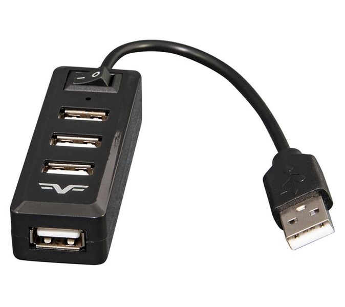 Концентратор USB 2.0 Frime 4хUSB2.0 Black (FH-20000) FH-20000 фото