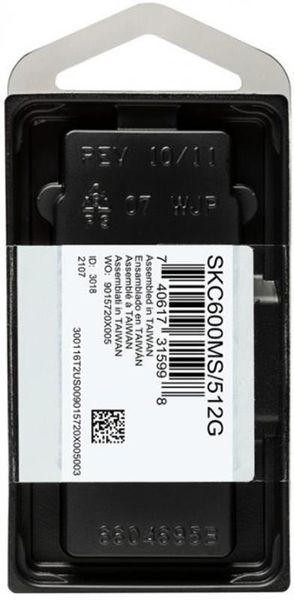Накопичувач SSD 256GB Kingston KC600 mSATA SATAIII 3D TLC (SKC600MS/256G) SKC600MS/256G фото