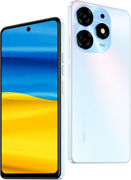 Смартфон Tecno Spark 10 Pro (KI7) 8/256GB NFC Dual Sim Pearl White (4895180796111) 4895180796111 фото