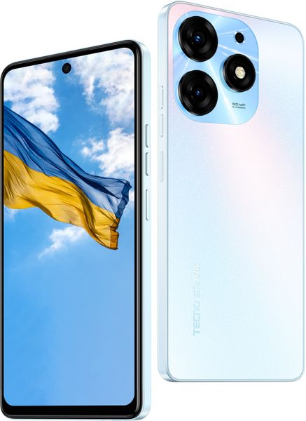 Смартфон Tecno Spark 10 Pro (KI7) 8/256GB NFC Dual Sim Pearl White (4895180796111) 4895180796111 фото