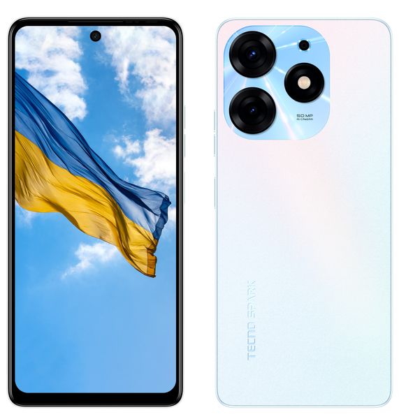 Смартфон Tecno Spark 10 Pro (KI7) 8/256GB NFC Dual Sim Pearl White (4895180796111) 4895180796111 фото