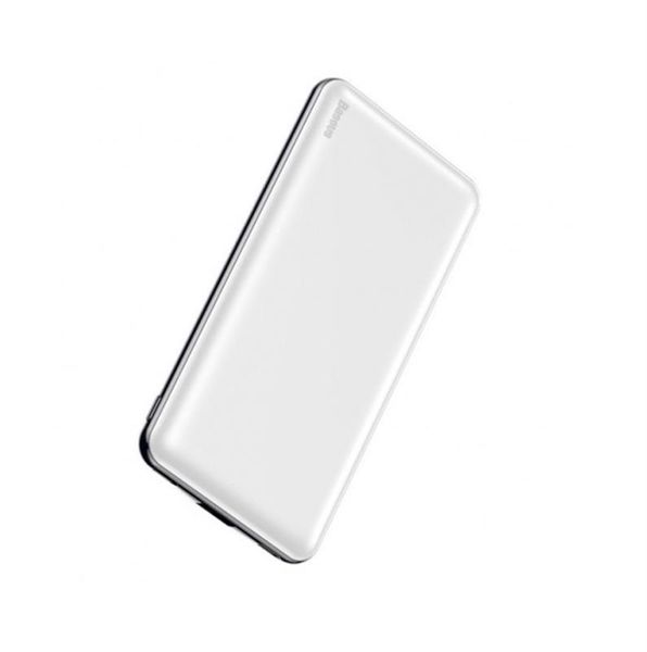 Універсальна мобільна батарея Baseus Simbo 10000mAh Fast Charge, USB, White (Simbo/29505) Simbo/29505 фото