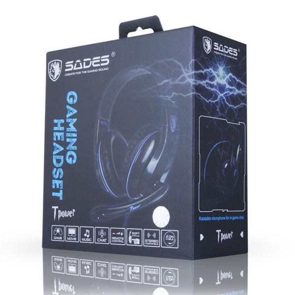 Гарнітура Sades SA-701 Black/Blue (sa701blj) sa701blj фото