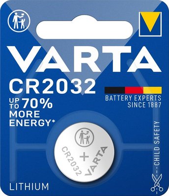 Батарейка Varta CR 2032 BL 1шт 6032101401 фото
