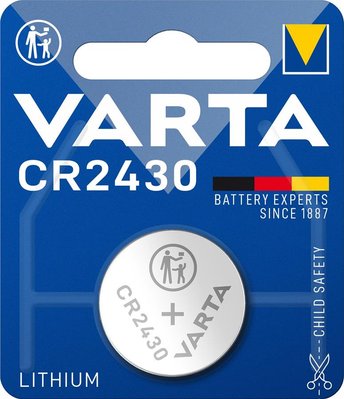 Батарейка Varta CR 2430 BL 1шт 6430101401 фото