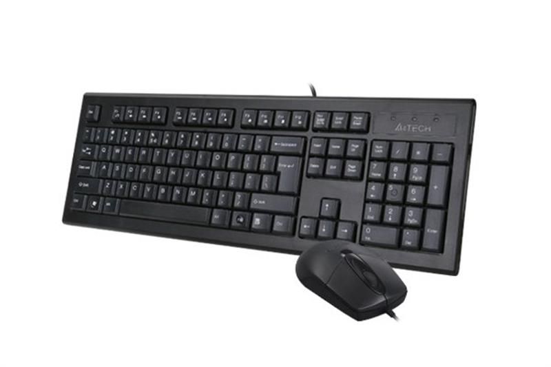 Комплект (клавіатура, мишка) A4Tech KR-8572S Black KR-8572S (Black) фото