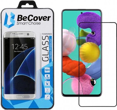 Захисне скло BeCover для Samsung Galaxy A51 SM-A515 Black (704668) 704668 фото