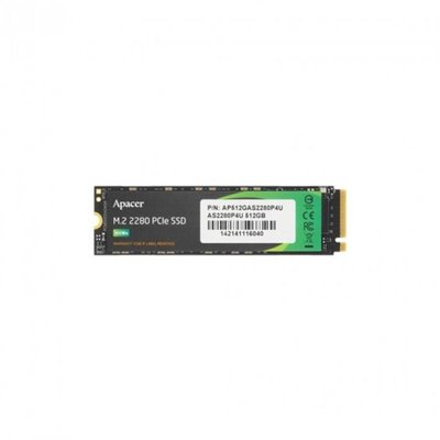 Накопичувач SSD 512GB Apacer AS2280P4U M.2 2280 PCIe 3.0 x4 3D TLC (AP512GAS2280P4U-1) AP512GAS2280P4U-1 фото