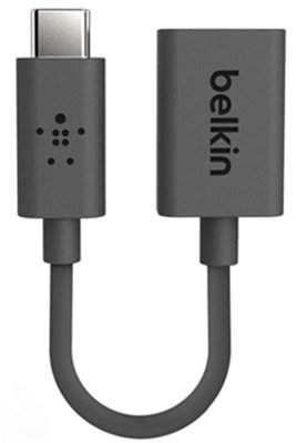 Адаптер Belkin USB Type-C - USB V 3.0 (M/F), 0.14 м, Black (F2CU036btBLK) F2CU036btBLK фото